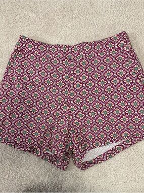 Old Navy Playa High-Rise Boho Resortwear Shorts, Pink/Purple Floral - M